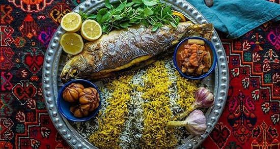 طرز تهیه سبزی پلو با ماهی حرفه ای خوشمزه و مجلسی شب عید
