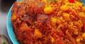 طرز تهیه دمی گوجه فرنگی زعفرانی ساده و خوشمزه با سیب زمینی