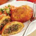 طرز تهیه کوکو سیب زمینی شکم پر ساده با گوشت چرخ کرده