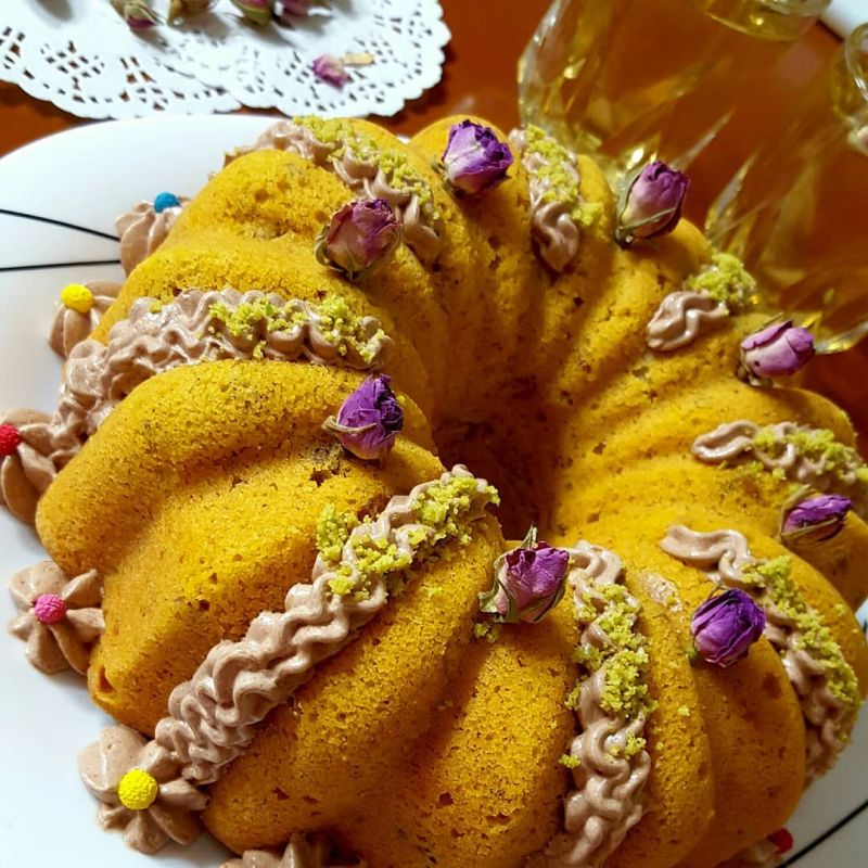 طرز تهیه کیک کدو حلوایی ساده و خوشمزه و پف دار همراه با نکات پخت