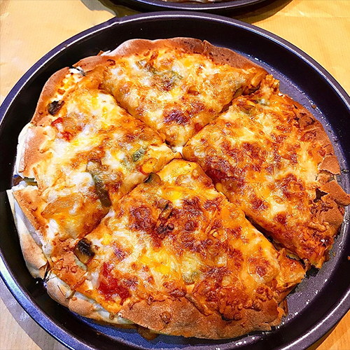 پیتزا مرغ تابه ای