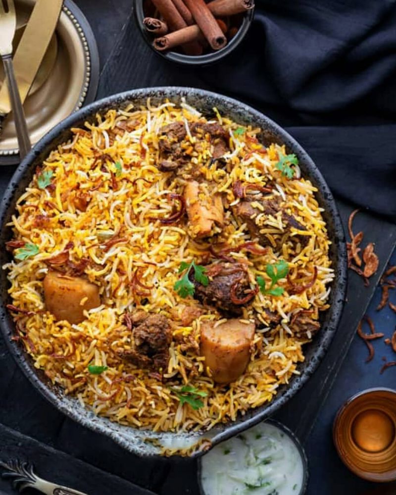 طرز تهیه بریانی پلو هندی پاکستانی خوشمزه و مجلسی با مرغ و ادویه مخصوص