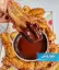 طرز تهیه شیرینی چوروس عالی و خوشمزه با سس شکلاتی