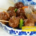 طرز تهیه کوفته سیخی خوشمزه با گوشت چرخ کرده و سس مخصوص