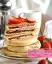 طرز تهیه پنکیک مغزدار بسیار خوشمزه با شکلات نوتلا