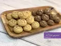 طرز تهیه شیرینی سه آرد ساده و خوشمزه با سه رنگ و بدون فر