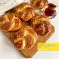 طرز تهیه نان آچما خوشمزه و ساده ترکیه با ارده به روش سنتی