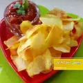 طرز تهیه چیپس سرکه ای خانگی ترد و ساده به روش بازاری