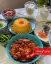 طرز تهیه خورش آلو زرشک شمالی بسیار خوشمزه و ساده با مرغ