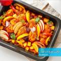 طرز تهیه مرغ تکه ای خوشمزه در فر با فویل همراه با سبزیجات