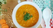 طرز تهیه سوپ لپه ساده و خوشمزه با گوشت و سبزیجات