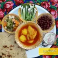 طرز تهیه آبگوشت مرغ ساده و خوشمزه با لپه و رب به روش محلی