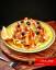 طرز تهیه چیپس و پنیر کافی شاپی با سیب زمینی و قارچ با فر و بدون فر