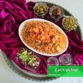 طرز تهیه لوبیا پلو با مرغ رستورانی و مجلسی مرحله به مرحله