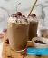 طرز تهیه دو مدل اسموتی شکلاتی با موز و بادام زمینی ساده و خوشمزه