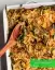طرز تهیه کاسرول لوبیا سبز و قارچ خوشمزه و آسان و بدون گوشت