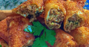 طرز تهیه آوجی بورک ترکی ساده و خوشمزه با بلغور گندم و گوشت
