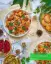 طرز تهیه ماش پلو با مرغ زعفرانی و مجلسی مرحله به مرحله
