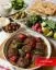 طرز تهیه سورمه کباب گیلانی لذیذ با بادمجان و فلفل دلمه کبابی