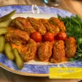 طرز تهیه خوراک مغز گوساله خوشمزه و مجلسی با سیب زمینی