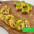 طرز تهیه خاگینه خرما و گردو خوشمزه و مجلسی به شکل رولتی