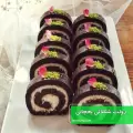 طرز تهیه رولت شکلاتی یخچالی خانگی ساده با بیسکویت بدون فر