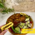 طرز تهیه کتلت شکم پر لذیذ و مجلسی با سیب زمینی، گوشت و سبزی