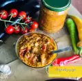 طرز تهیه دیپ بادمجان کبابی تند و خوشمزه مرحله به مرحله