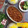 طرز تهیه خورش ترشی گورما ساده و مجلسی اردبیلی با چشم بلبلی