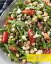 طرز تهیه سالاد لوبیا سبز رژیمی با گوجه، پیاز و سرکه بدون گوشت