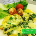 طرز تهیه املت کاهو ساده و خوش طعم با پودر نان سوخاری