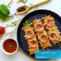 طرز تهیه پیتزا ماکارونی فرمی با سوسیس آسان و مجلسی با فر