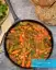 طرز تهیه خوراک بامیه خانگی خوشمزه و بدون گوشت با قارچ و گوجه