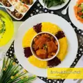 طرز تهیه خورش کدو حلوایی با مرغ و آلو ساده مرحله به مرحله