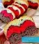 طرز تهیه کیک موج دار رنگارنگ قابلمه ای و با فر مجلسی و آسان