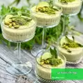 طرز تهیه پودینگ پسته ای ساده، خوشمزه و مقوی با شیر و نشاسته