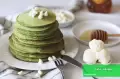 طرز تهیه پنکیک ماچا رژیمی با آرد جو و شیر برای 4 نفر