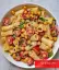 طرز تهیه سالاد پاستا و نخود سالم و مقوی با سبزیجات و سس رژیمی