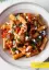 طرز تهیه پاستا آلانورما با سس گوجه فرنگی ساده و آسان بدون گوشت