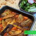 طرز تهیه گوجه بادمجان ساده و خوشمزه بدون گوشت با سیب زمینی