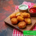 طرز تهیه فلافل مرغ پیتزایی خوشمزه و ترد با قارچ و نخود مرحله به مرحله