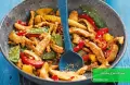 طرز تهیه خوراک مرغ مکزیکی لذیذ و ساده با سبزیجات و سس مخصوص