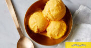 طرز تهیه بستنی پرتقالی خانگی ساده و آسان با میوه پرتقال بدون ثعلب