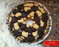 طرز تهیه کیک پاپلی دو رنگ ساده و مجلسی و شیک با نوتلا + ویدیو