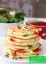 طرز تهیه پنکیک پیتزایی با سوسیس و پنیر پیتزا + فیلم