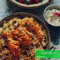 طرز تهیه نثار پلو دماوندی فوق العاده مجلسی و خوش عطر با مرغ