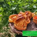 طرز تهیه نان گل دارچینی نرم و لطیف و خوشمزه با پف عالی + ویدیو