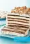 طرز تهیه کیک بستنی بدون فر مجلسی و خوشمزه با بیسکویت در خانه