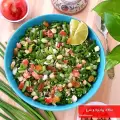 طرز تهیه سالاد پیازچه و مرغ و سیب زمینی مجلسی و خوشمزه با سس مایونز