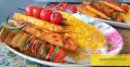 طرز تهیه کباب تابه ای مرغ با سیخ چوبی مجلسی و خوشمزه در تابه